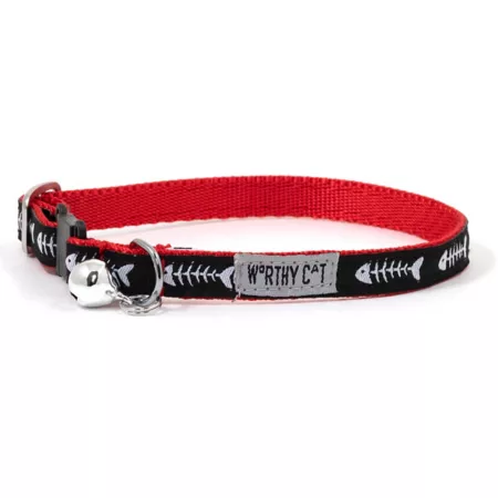 Worthy Dog Adjustable Breakaway Cat Collar Cat Collars & Harnesses