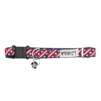 Image showing  Bias Stars and Stripes Adjustable Breakaway Cat Collar