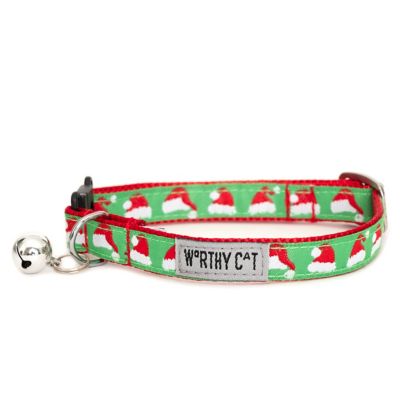 Worthy Dog Adjustable Santa Hats Breakaway Cat Collar