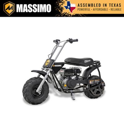 Massimo MB100 2.5 HP 79cc Gas Mini Bike Motorcycle, Black