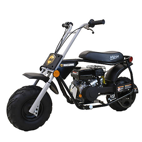 Massimo 79cc Mini Bike 100, Black
