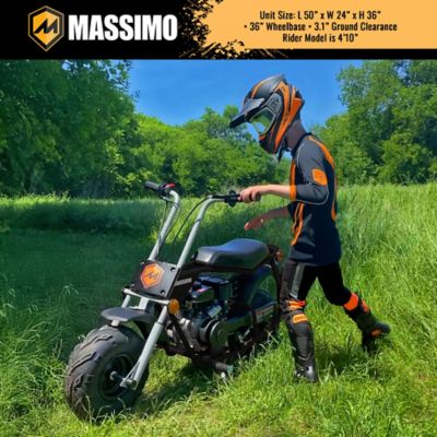 Image showing  MB100 2.5 HP 79cc Gas Mini Bike Motorcycle, Black