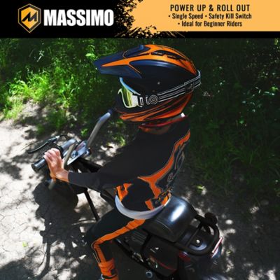 Image showing  MB100 2.5 HP 79cc Gas Mini Bike Motorcycle, Black