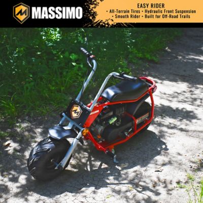 Image showing 6 th Massimo MB100 2.5 HP 79cc Gas Mini Bike Motorcycle, Black