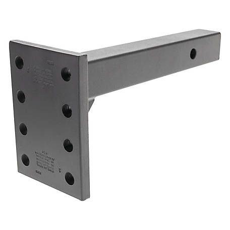 Bulldog Pintle Hook Mounting Plate, Fits 2 in. Square Receiver, 12,000 lb. Capacity