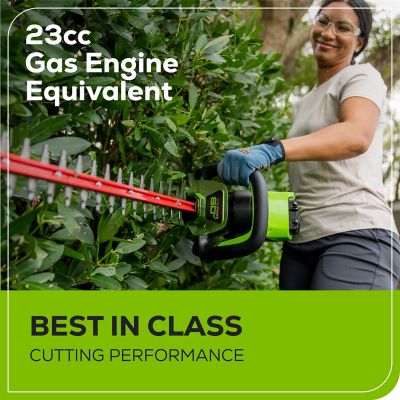 Image showing  26 in. 60V Cordless Hedge Trimmer, Battery and Charger Included