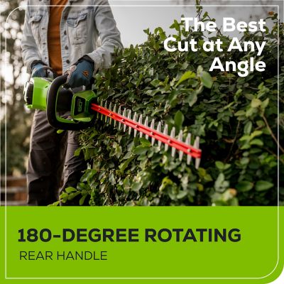 Image showing  26 in. 60V Cordless Hedge Trimmer, Battery and Charger Included