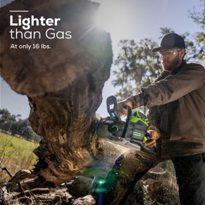 Image showing  18 in. 60V Cordless Chainsaw, Battery and Charger Included, 2023602