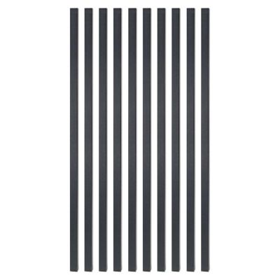 Fortress Building Products 3/4-in x 26-in Balusters Black Sand Metal Square Deck Baluster (10-Pack)