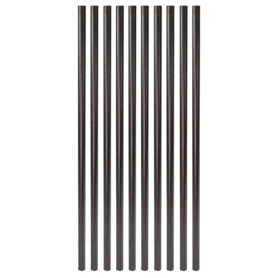 Fortress Building Products Vintage 32 in. Antique Bronze Steel Round Deck Railing Baluster (10 pk.), 660056