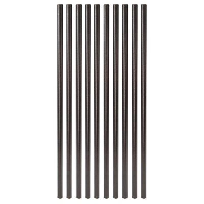 Fortress Building Products Vintage 32 in. Antique Bronze Steel Round Deck Railing Baluster (10-Pack)