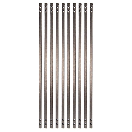 Fortress Building Products Vintage 31 in. Steel Square Face Mount Deck Railing Baluster (10 pk.), 660106