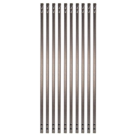Fortress Building Products Vintage 31 in. Steel Square Face Mount Deck Railing Baluster (10 pk.), 660106