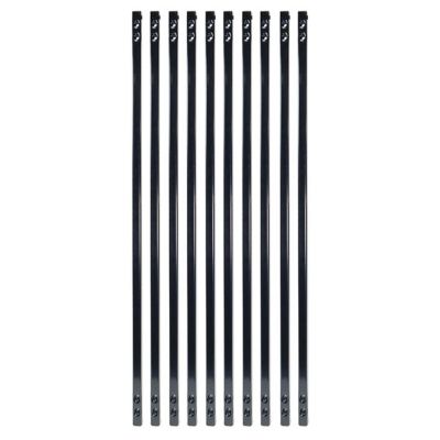 Fortress Building Products Vintage 31 in. Steel Square Face Mount Deck Railing Baluster (10 pk.), 660100