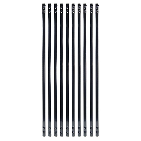 Fortress Building Products Vintage 31 in. Steel Square Face Mount Deck Railing Baluster (10 pk.), 660100