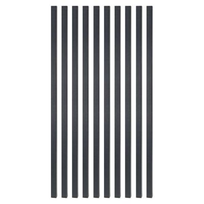 Fortress Building Products Mega 32 in. Black Sand Square Deck Railing Balusters, 10-Pack