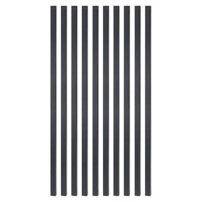 Fortress Building Products Mega Black Sand Square Deck Railing Balusters, 32 in., 10-Pack