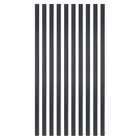 Fortress Building Products Mega 32 in. Black Sand Square Deck Railing Balusters, 10-Pack
