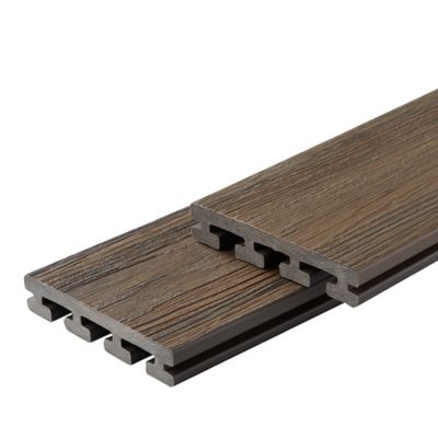 Fortress Building Products 8 ft. Infinity I-Series Composite Grooved Deck Boards, 2 pc.