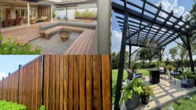 Image showing  31 in. Vienna Bow Black Sand Steel Deck Railing Baluster, 10 pc.