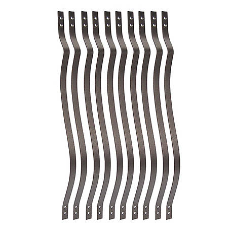 31 in. x 1 in. Antique Bronze Steel Belly Deck Railing Baluster (10-Pack) 31 in. x 1 in. Antique Bronze Steel Belly Deck Railing Baluster (10-Pack)