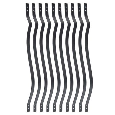 Fortress Building Products 31 in. Vienna Belly Steel Deck Railing Baluster, 10 pc.