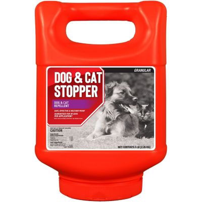 Animal Stoppers 5 lb. Dog & Cat Stopper Animal Repellent, Ready-to-Use Granular ShakerJug