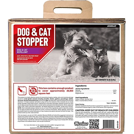 Animal Stoppers Dog and Cat Stopper Animal Repellent, 40 lb. Ready-to-Use Granular Bulk