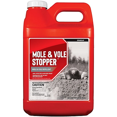 Animal Stoppers Mole & Vole Stopper Animal Repellent, 12# Ready-to-Use Bulk