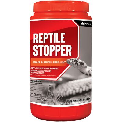 Animal Stoppers Reptile Stopper Animal Repellent, 2.5# Ready-to-Use Granular Shaker