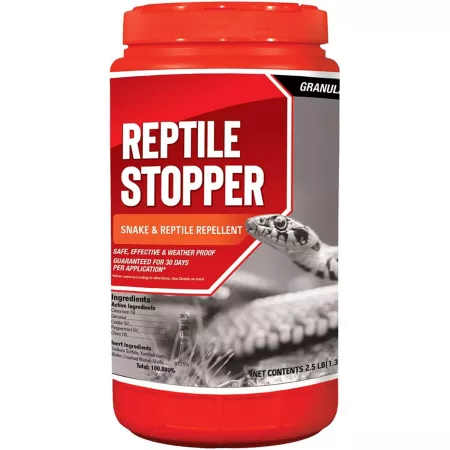 Animal Stoppers Reptile Stopper Animal Repellent 2.5 lb Ready to Use Granular Shaker Animal & Rodent Repellent