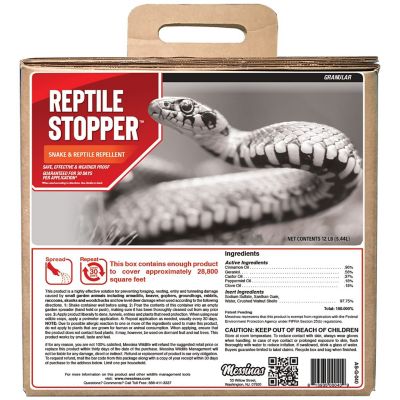 Animal Stoppers Reptile Stopper Animal Repellent, 40# Ready-to-Use Granular Bulk