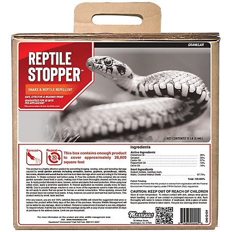 Animal Stoppers Reptile Stopper Animal Repellent, 40# Ready-to-Use Granular Bulk