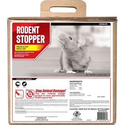 Animal Stoppers 40 lb. Rodent Stopper Animal Repellent, Ready-to-Use Granular Bulk