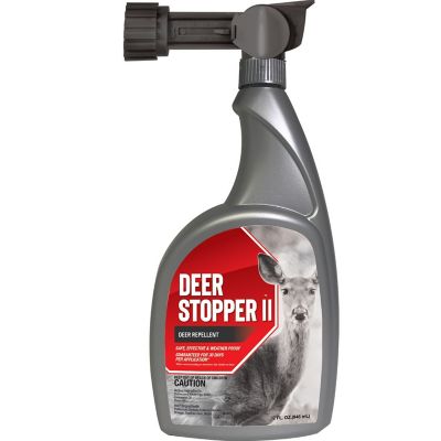 Animal Stoppers Deer Stopper II Animal Repellent, 32 oz. Ready-to-Spray Hose End