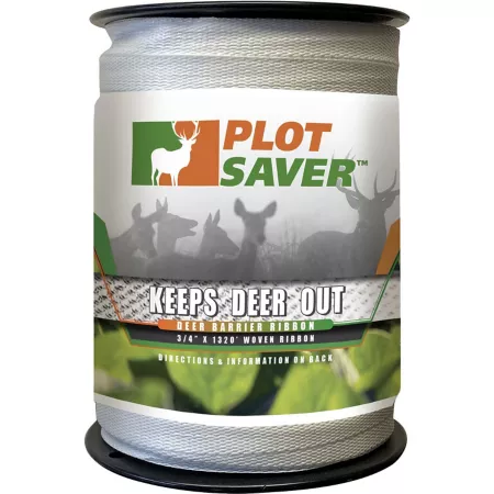 Plotsaver Barrier Tape 1 320 Feet White Animal & Rodent Repellent