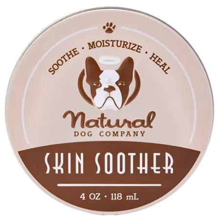 Natural Dog Company Skin Soother Dog Balm Canned 4 oz. Pet Lotions Creams & Paw Balm