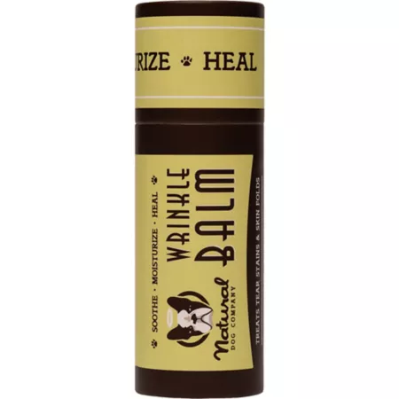 Natural Dog Company Anti-Wrinkle Dog Balm Stick 2 oz. Pet Lotions Creams & Paw Balm