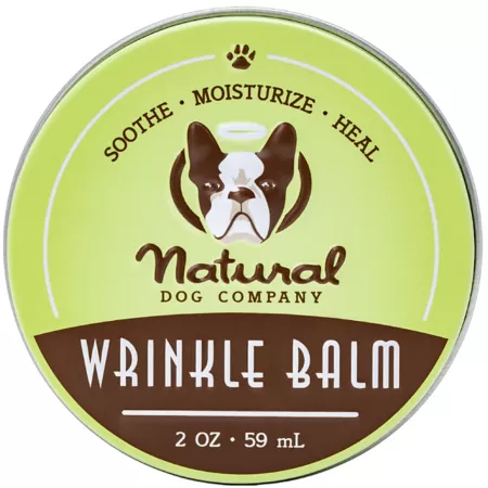 Natural Dog Company Canned Anti-Wrinkle Balm for Dogs 2 oz. Pet Lotions Creams & Paw Balm