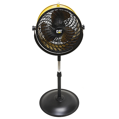 Caterpillar 14 in. High-Velocity Pedestal Drum Air Circulator Fan