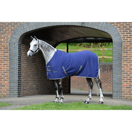 WeatherBeeta Cotton Show Horse Sheet II with Surcingles and Standard Neck