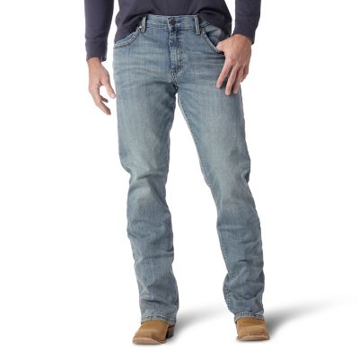 Wrangler Men's Slim Fit Low-Rise Retro Bootcut Jeans