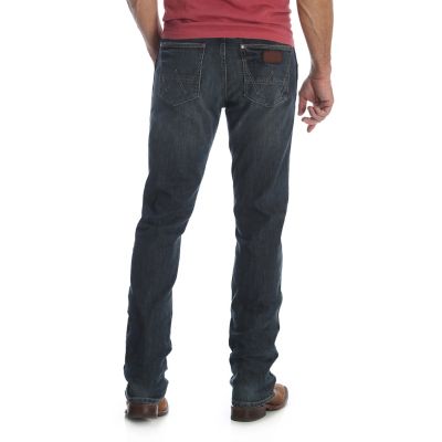 Image showing  Men's Slim Fit Mid-Rise Retro Straight Leg Jeans