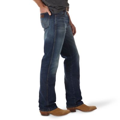 Image showing  Men's Relaxed Fit Mid-Rise Retro Bootcut Jeans