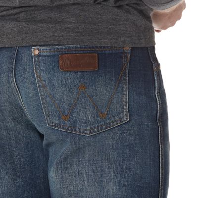 Image showing 3 th Wrangler Men's Relaxed Fit Mid-Rise Retro Bootcut Jeans