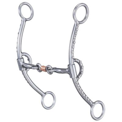 Tough-1 3.5 in. Shank 3 pc. Sweet Iron Lifter Snaffle Bit