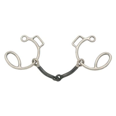 Tough-1 2 pc. Cheek Sweet Iron Snaffle Bit, 6 in. Cheek