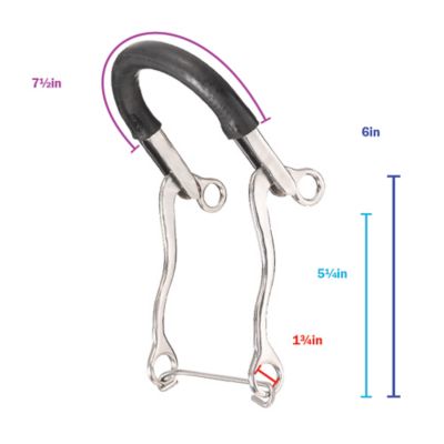 Image showing  Miniature Hackamore with Rubber Tubing