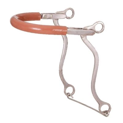 Tough-1 Horse Hackamore with Rubber Tubing