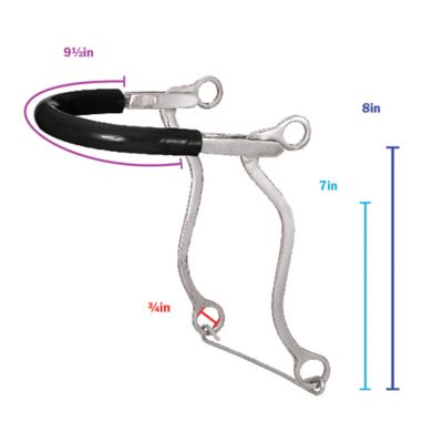 Image showing  Horse Hackamore with Rubber Tubing